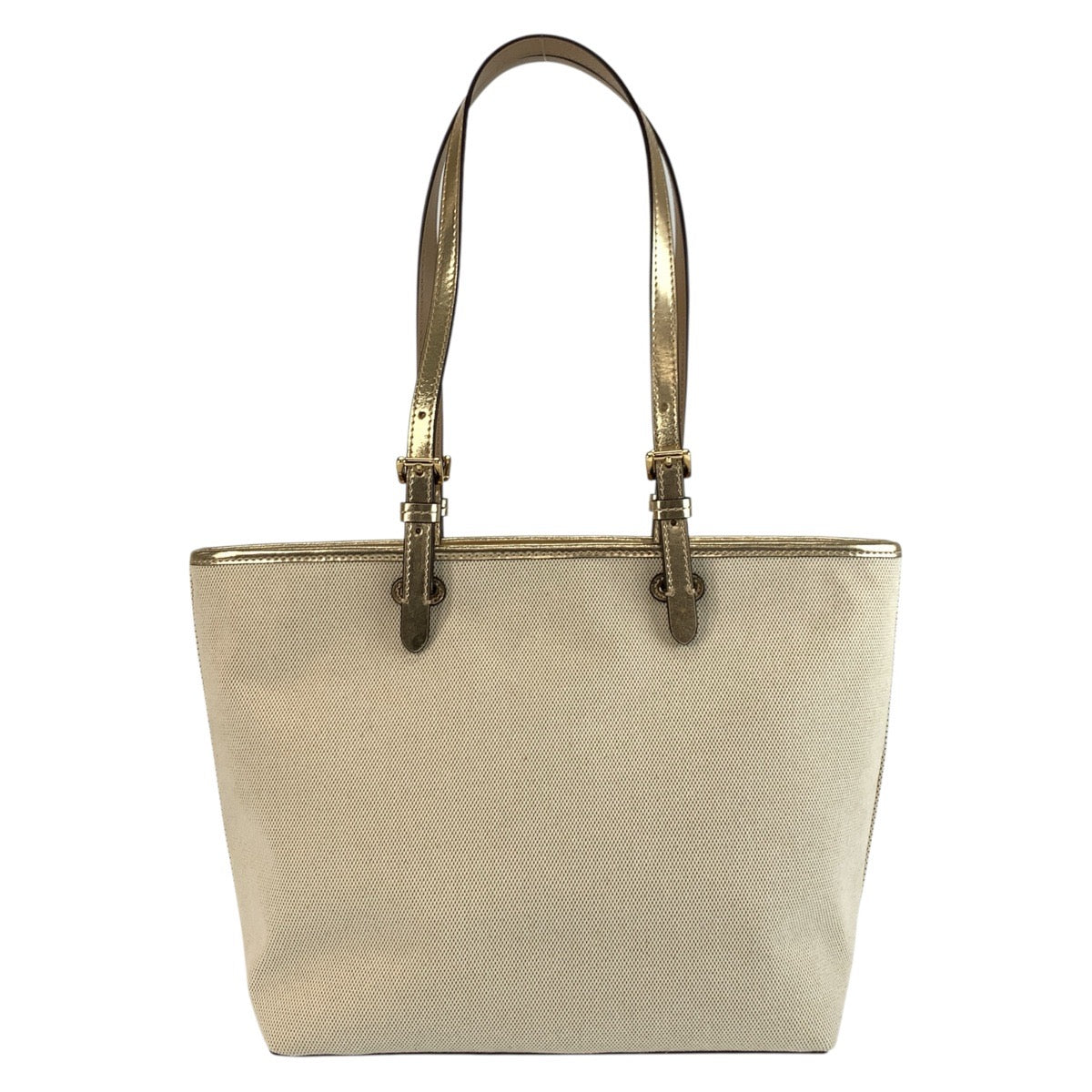 19550
Michael Kors マイケルコース ジェット セット トラベル ベージュ ゴールド キャンバス 35S4GTVT6C トートバッグ ショルダーバッグ レディース A15