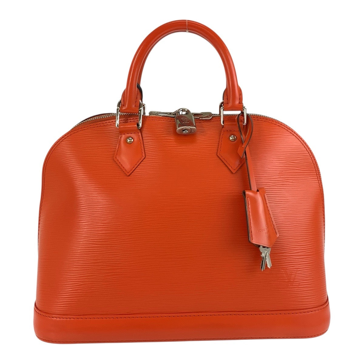 19551
LOUIS VUITTON ルイヴィトン エピ アルマPM ピモン オレンジ シルバー金具 レザー M40623 ハンドバッグ レディース A80