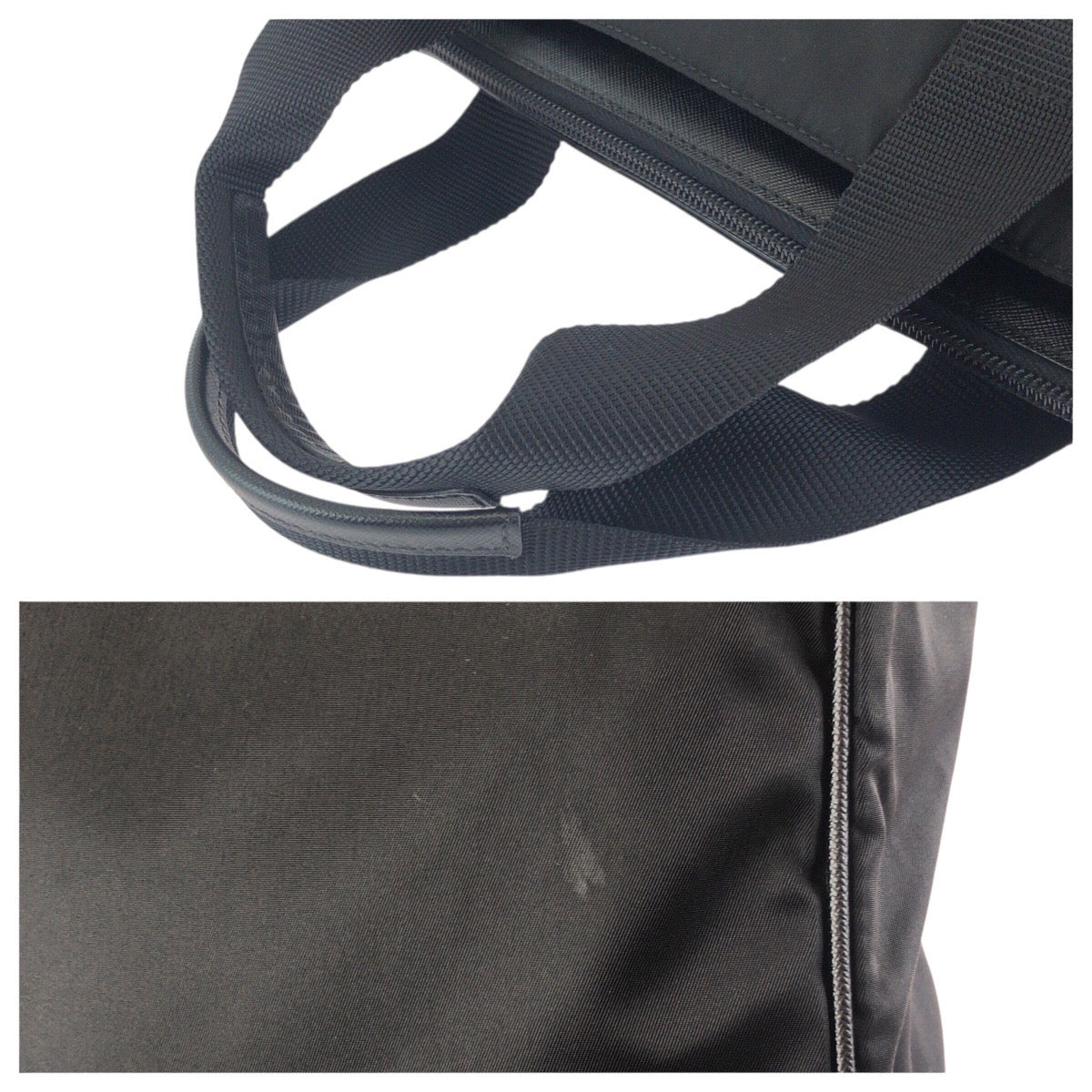 25125
PRADA プラダ テスート サフィアーノ ブラック 黒 シルバー金具 ナイロン / レザー ビジネスバッグ ブリーフケース 2way メンズ A75