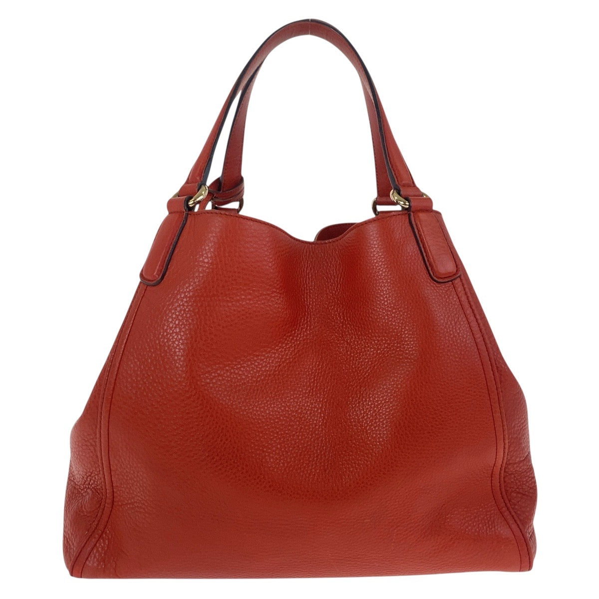 19553
GUCCI グッチ ソーホー レッド オレンジ ゴールド金具 レザー 282309 トートバッグ ショルダーバッグ  レディース AB50