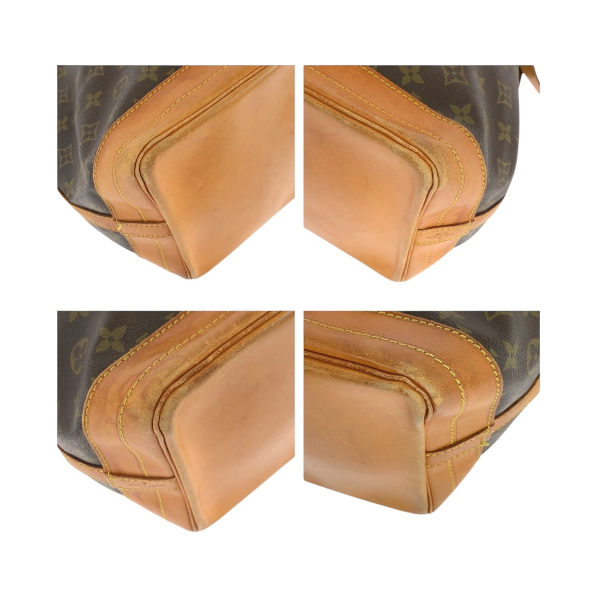19554
LOUIS VUITTON ルイヴィトン モノグラム ノエ ブラウン ゴールド金具 PVC M42224 ショルダーバッグ 肩掛け  レディース AB
