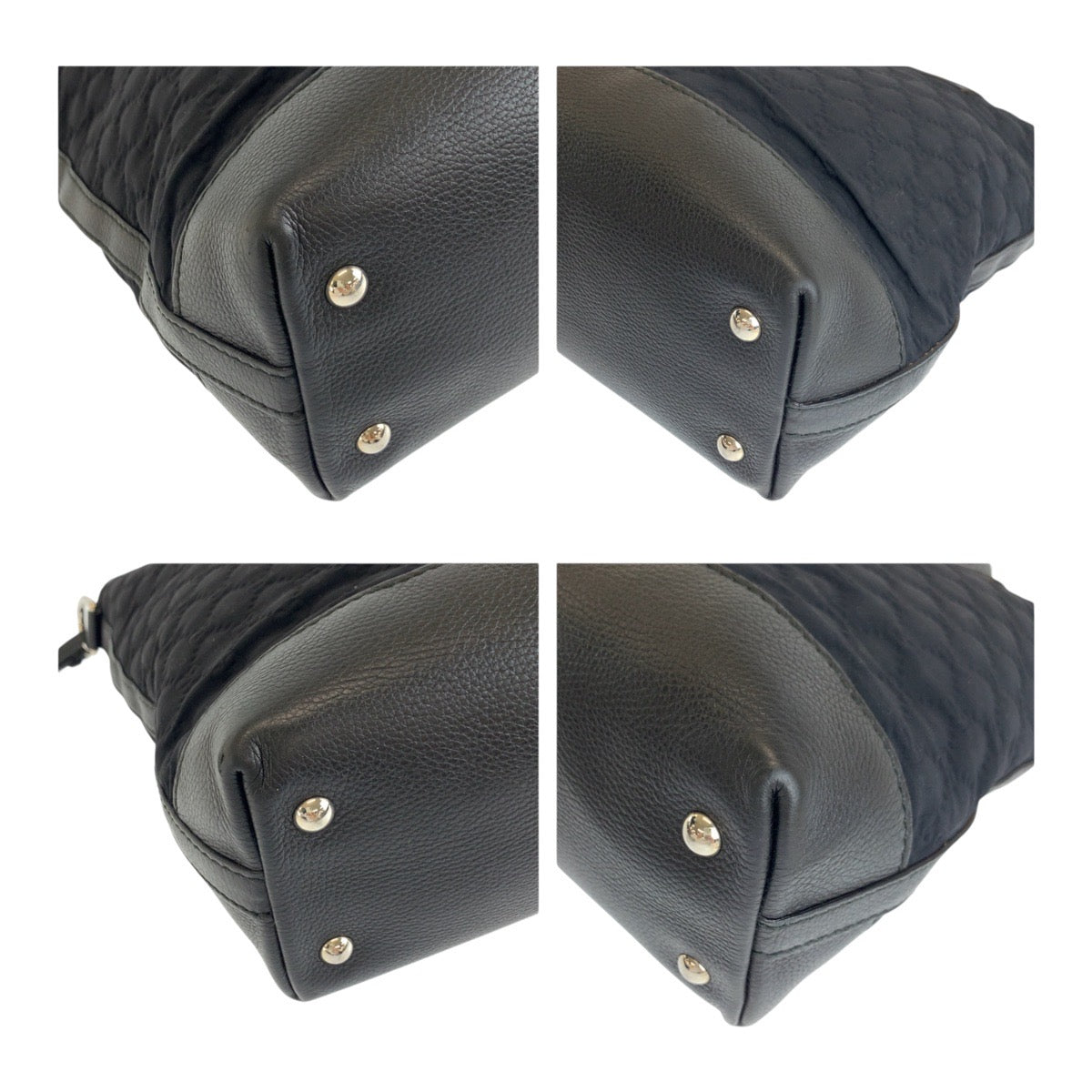 19560
GUCCI グッチ GGネオプレーン ブラック 黒 シルバー金具 レザー / ナイロン 241104 トートバッグ ショルダーバッグ レディース ABP38