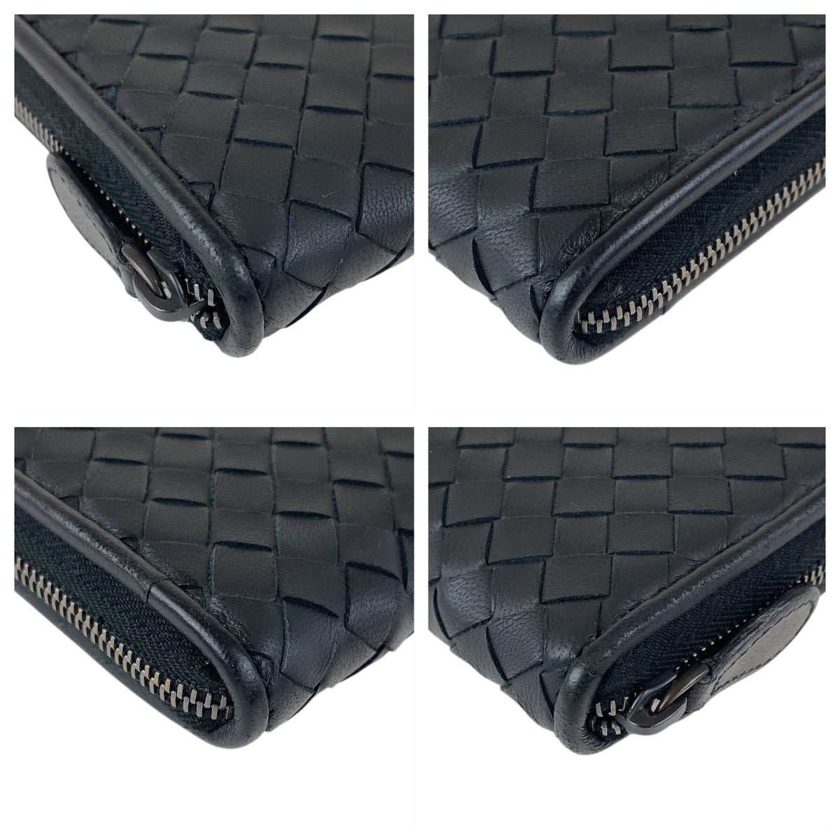 19568
BOTTEGAVENETA ボッテガヴェネタ イントレチャート ブラック 黒 レザー P00803502I 長財布 ロングウォレット  メンズ A34