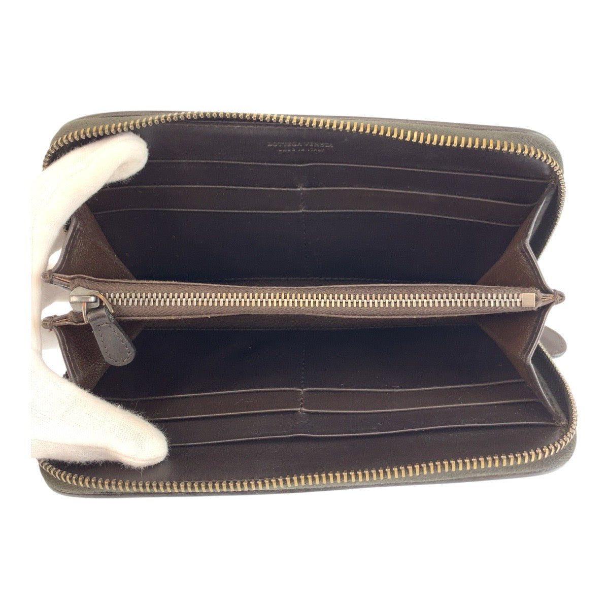 19575
BOTTEGAVENETA ボッテガヴェネタ イントレチャート ブラウン レザー P00537165Q 長財布 ロングウォレット  メンズ ABP22