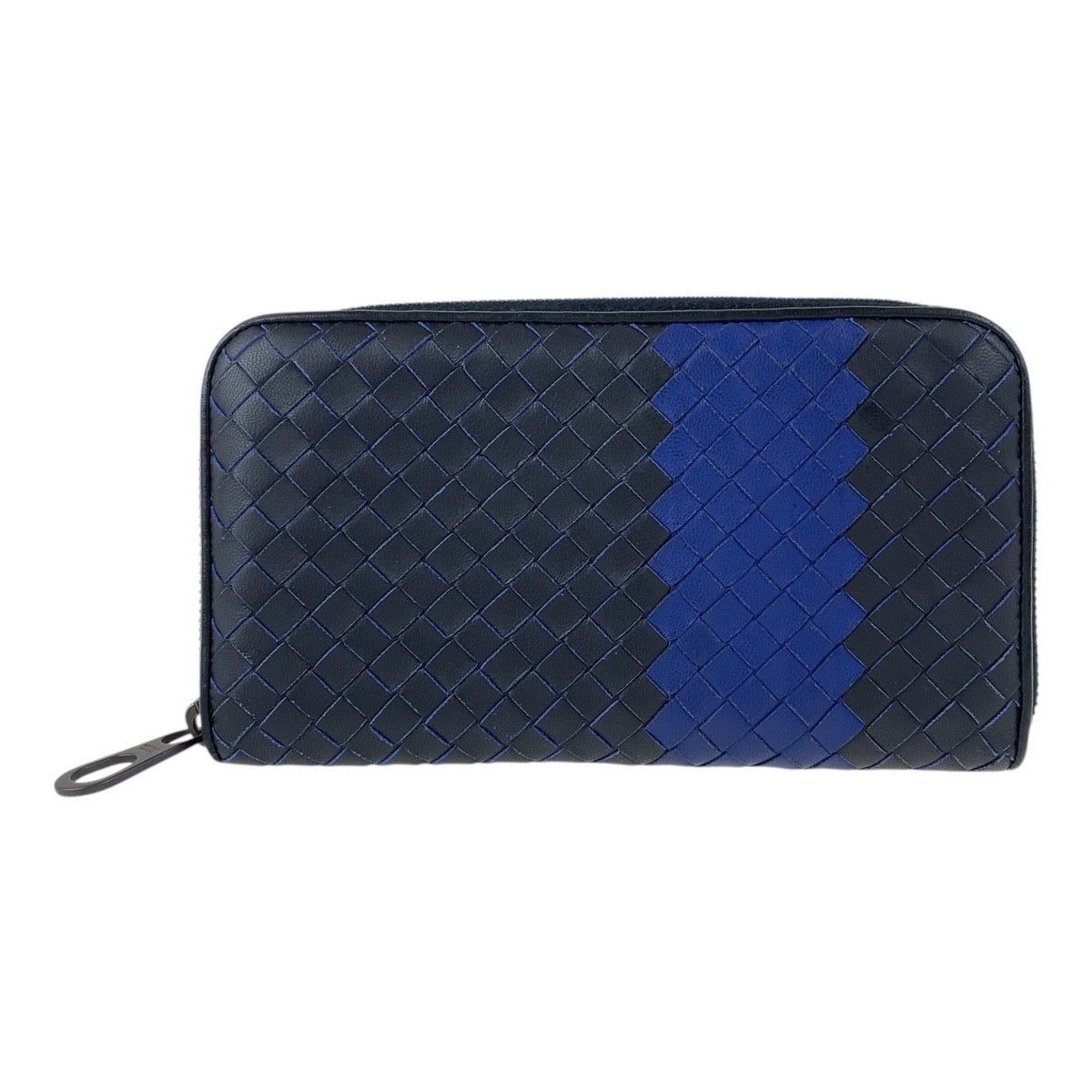19576
BOTTEGAVENETA ボッテガヴェネタ イントレチャート ネイビー ブルー レザー P00049653X 長財布 ロングウォレット  メンズ ABP24