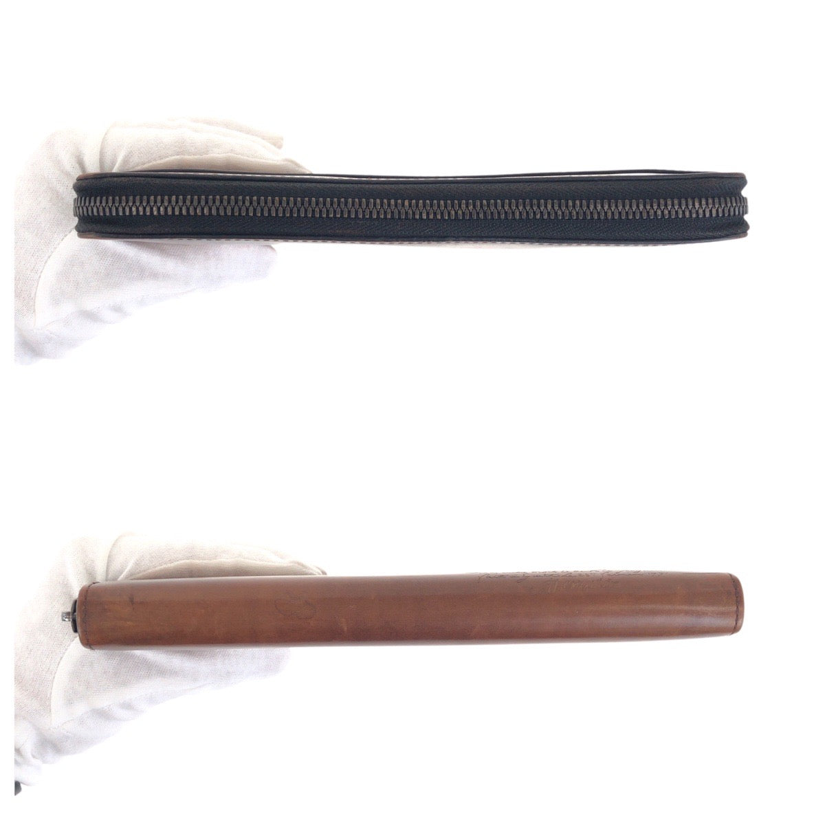 19577
Berluti ベルルッティ カリグラフィ スクリット ブラウン シルバー金具 レザー E0148 長財布 ラウンドファスナー  メンズ ABP48