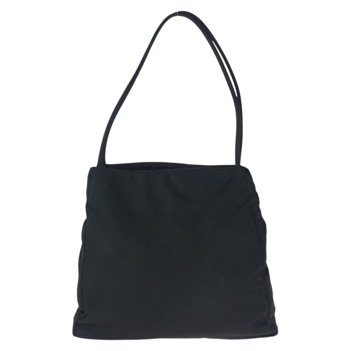 19579
PRADA プラダ テスート 三角ロゴプレート ブラック 黒 シルバー金具 ナイロン トートバッグ ショルダーバッグ レディース AB17