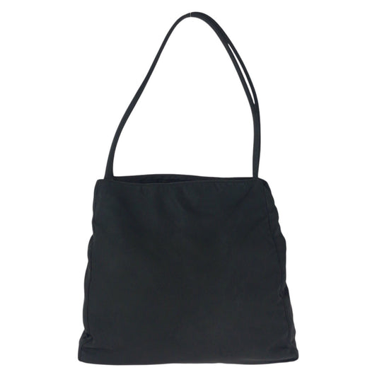 19579
PRADA プラダ テスート 三角ロゴプレート ブラック 黒 シルバー金具 ナイロン トートバッグ ショルダーバッグ レディース AB17