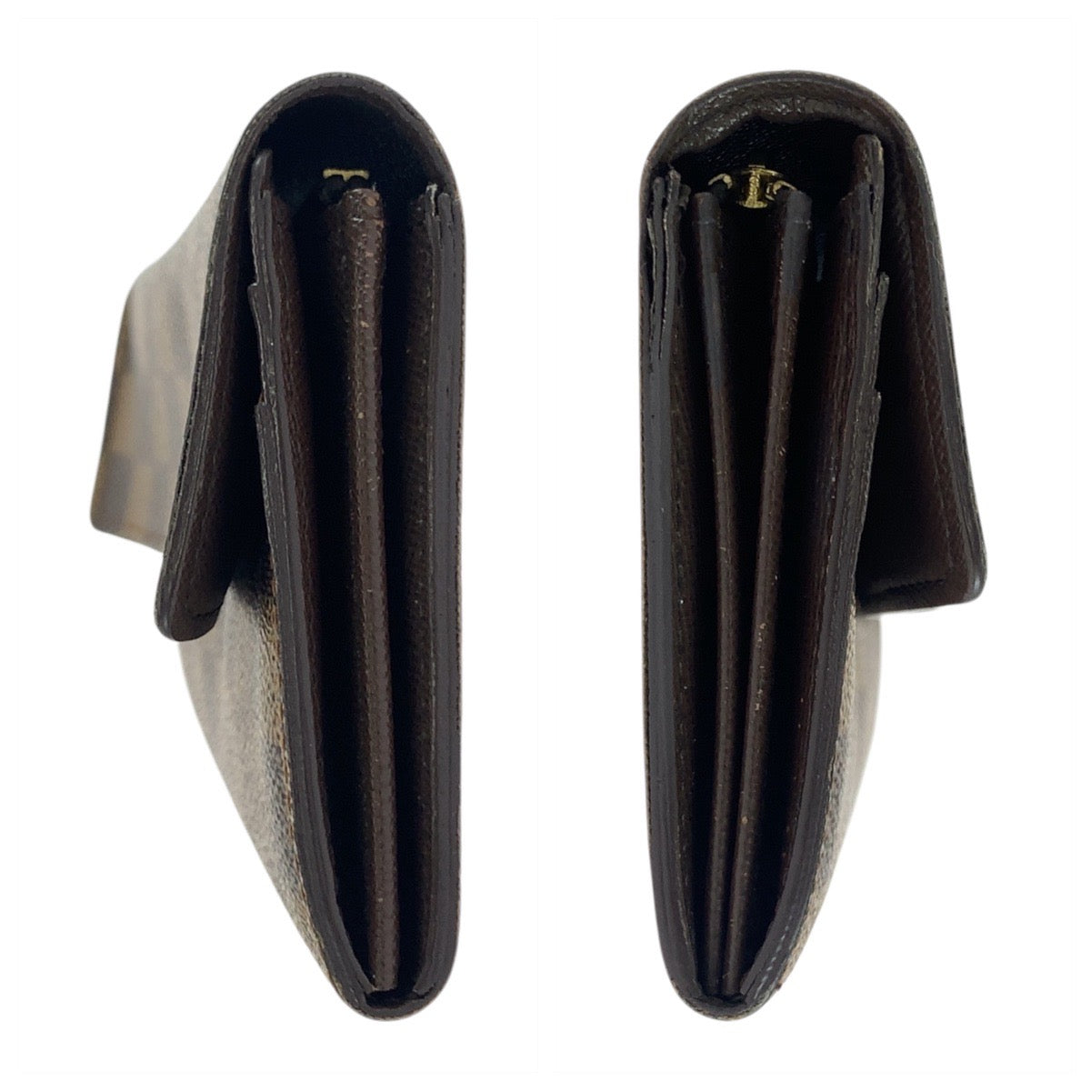 19582
LOUIS VUITTON ルイヴィトン ダミエ ポルトフォイユ サラ ブラウン ゴールド金具 PVC N61734 長財布 ロングウォレット  レディース ABP15