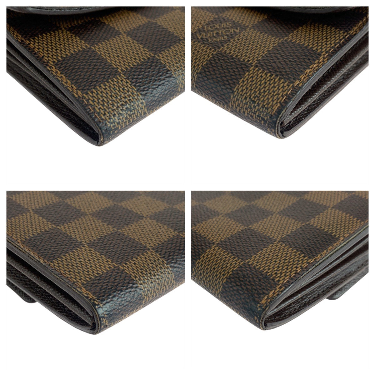 19582
LOUIS VUITTON ルイヴィトン ダミエ ポルトフォイユ サラ ブラウン ゴールド金具 PVC N61734 長財布 ロングウォレット  レディース ABP15