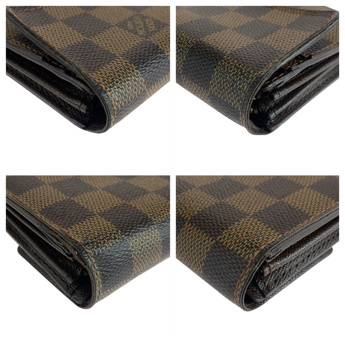 19582
LOUIS VUITTON ルイヴィトン ダミエ ポルトフォイユ サラ ブラウン ゴールド金具 PVC N61734 長財布 ロングウォレット  レディース ABP15