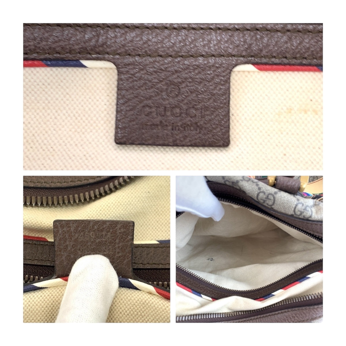 19584
GUCCI グッチ シェリーライン クーリエ ベージュ ブラウン マルチカラー ゴールド金具 GGスプリームキャンバス 459311 ショルダーバッグ ハンドバッグ 2way メンズ ABP96