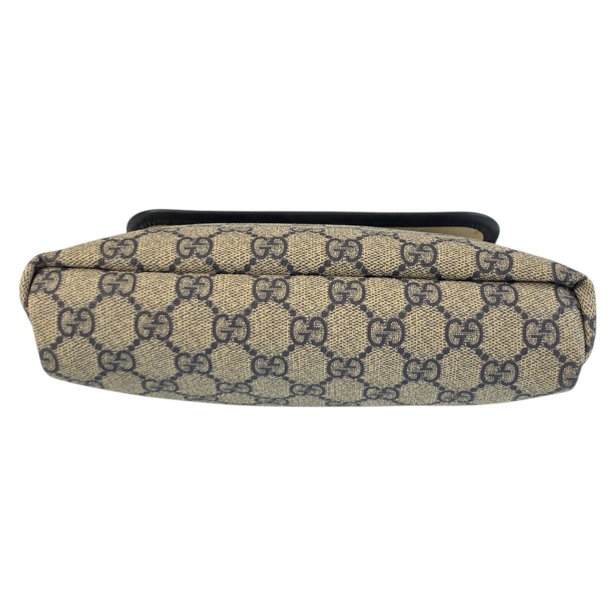 19586
GUCCI Grey Navy Silver Hardware GG Supreme Canvas 223666 Shoulder Bag Pochette Ladies ABP41