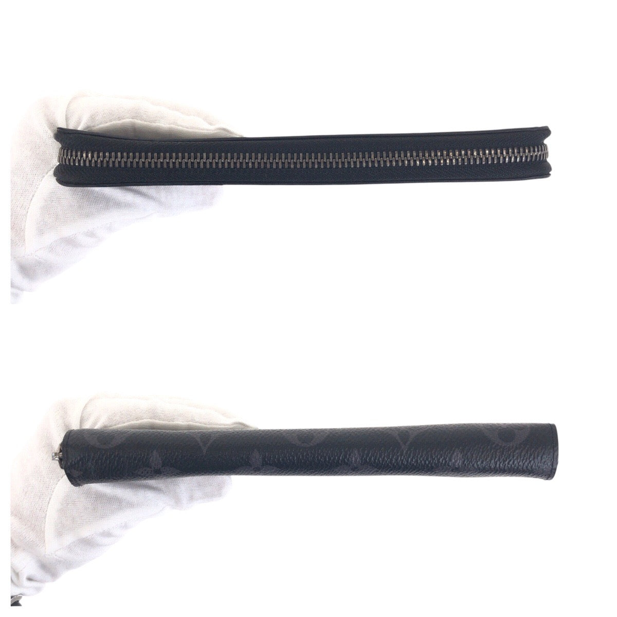 19587
LOUIS VUITTON ルイヴィトン モノグラム エクリプス ジッピーウォレット ヴェルティカル ブラック 黒 シルバー金具 PVC / レザー M62295 長財布 ラウンドファスナー  メンズ ABP41