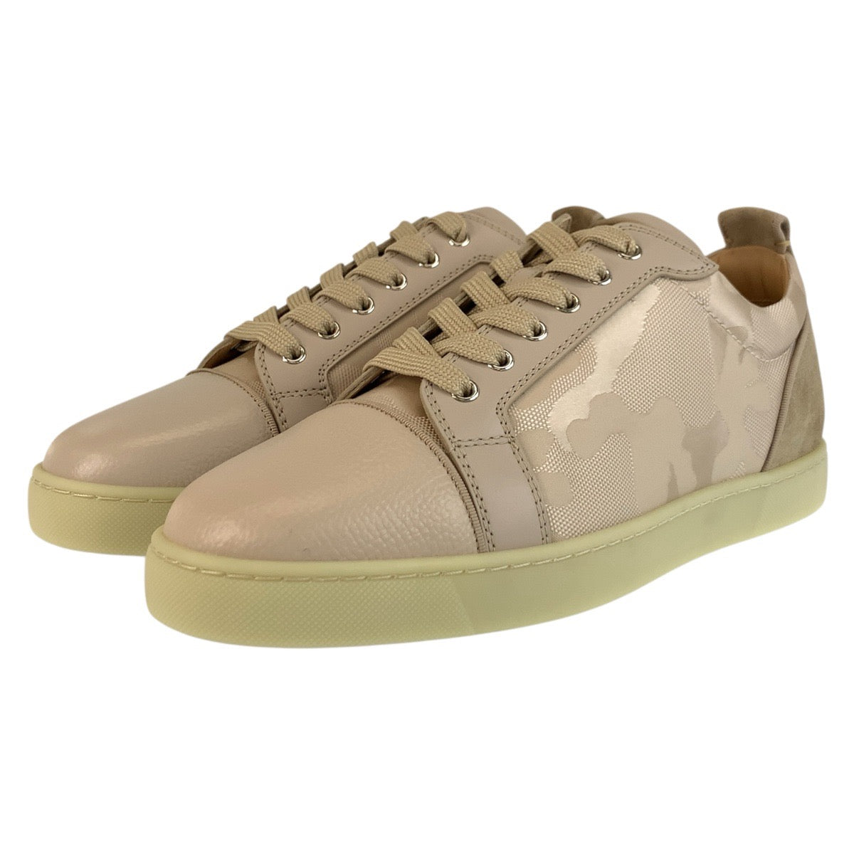 19590
Christian Louboutin クリスチャンルブタン サイズ表記43/28cm ベージュ ポリウレタン / レザー / TPR スニーカー メンズ SA29