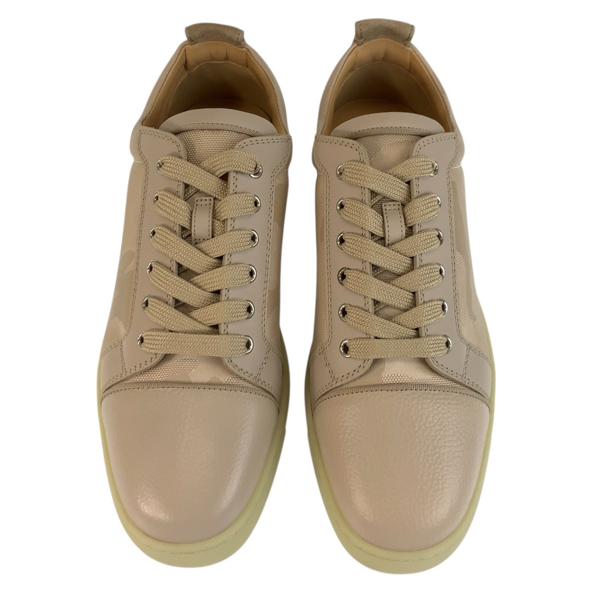 19590
Christian Louboutin クリスチャンルブタン サイズ表記43/28cm ベージュ ポリウレタン / レザー / TPR スニーカー メンズ SA29