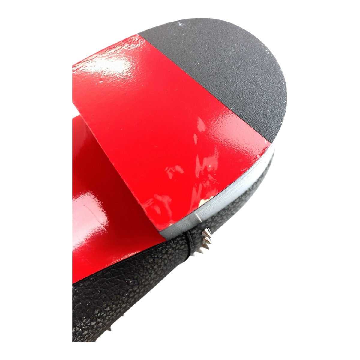 19597
Christian Louboutin クリスチャンルブタン イートン スタッズ サイズ40 メタリックブラウン シルバー金具 レザー ドレスシューズ ビジネスシュース メンズ SA41