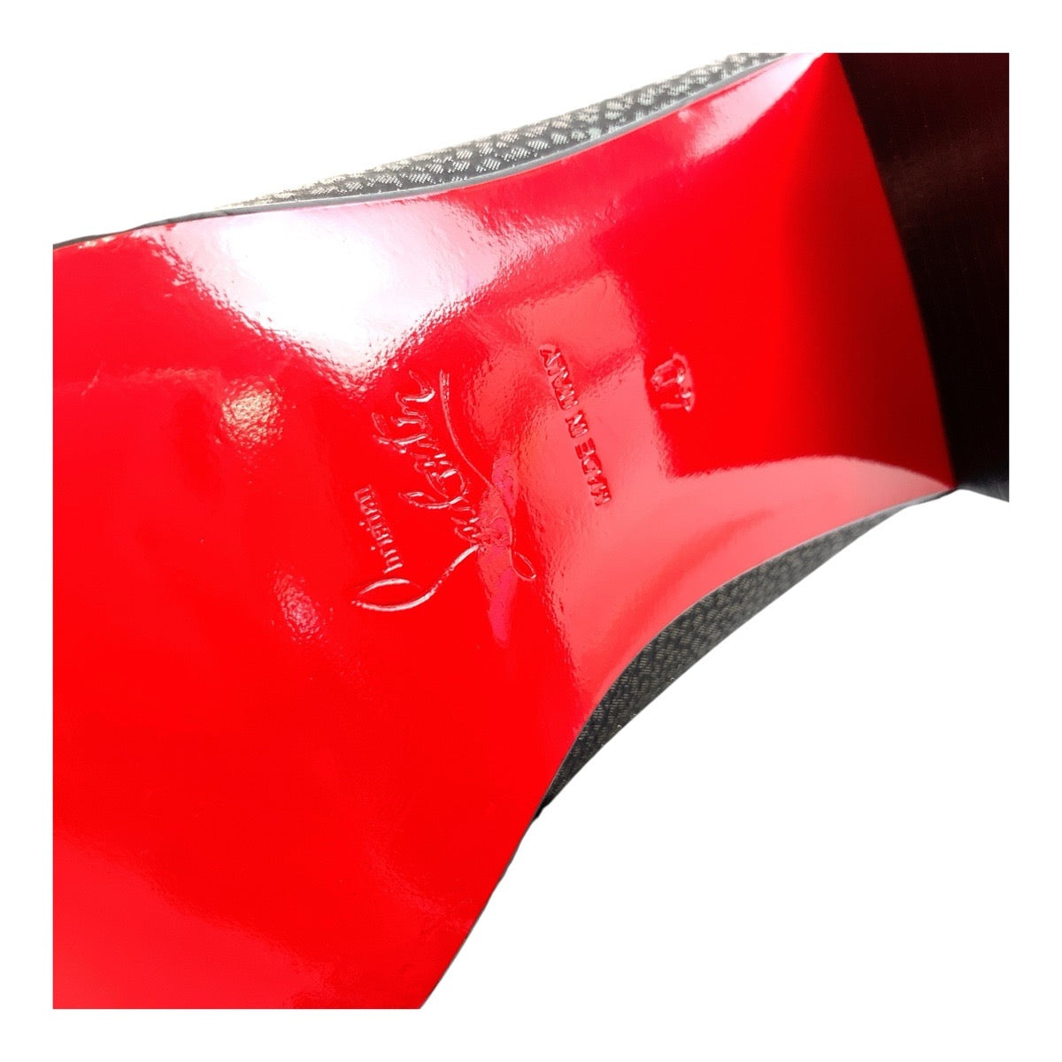 19597
Christian Louboutin クリスチャンルブタン イートン スタッズ サイズ40 メタリックブラウン シルバー金具 レザー ドレスシューズ ビジネスシュース メンズ SA41