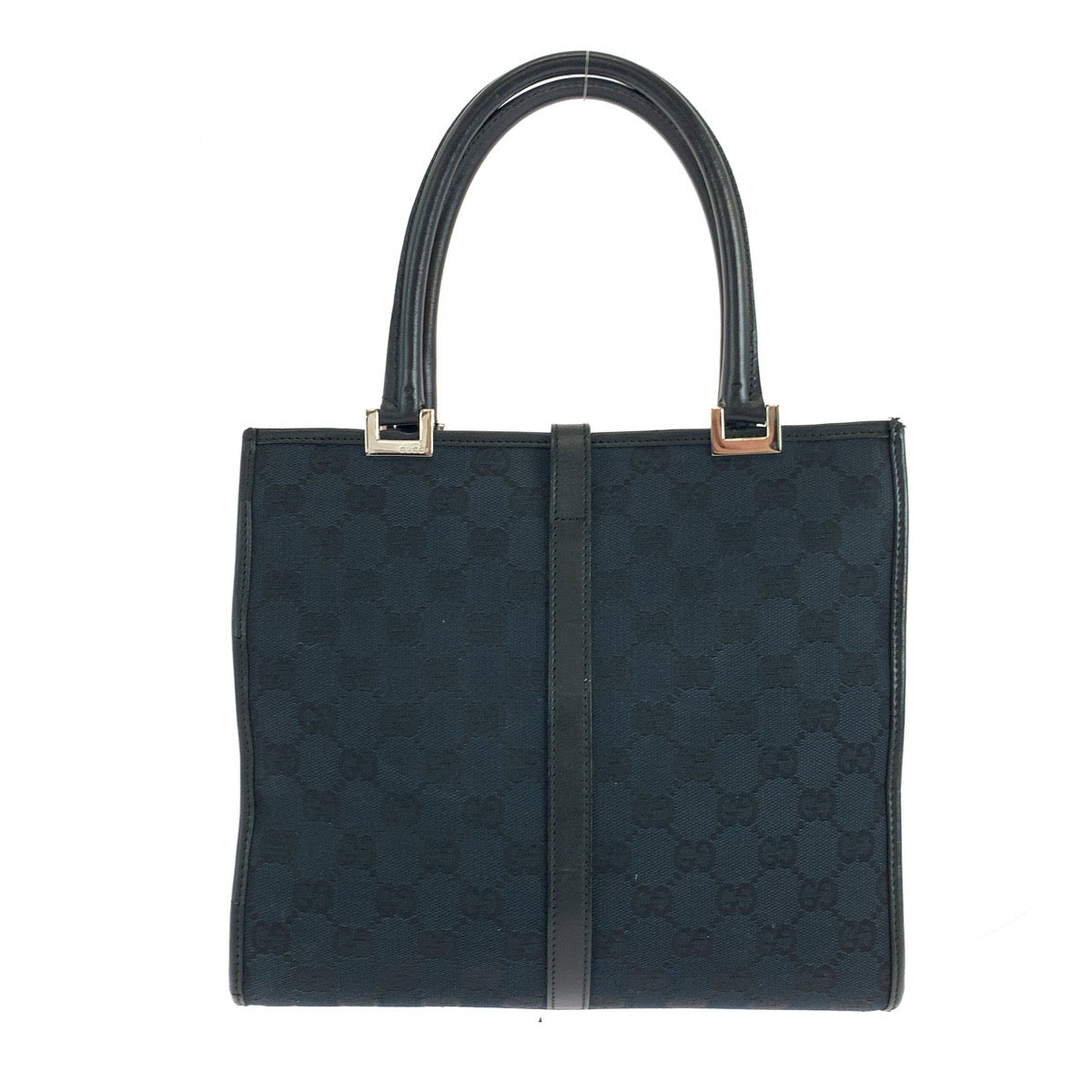 19600
GUCCI グッチ ジャッキー ブラック 黒 シルバー金具 GGキャンバス 002 1065 トートバッグ ハンドバッグ レディース AB27