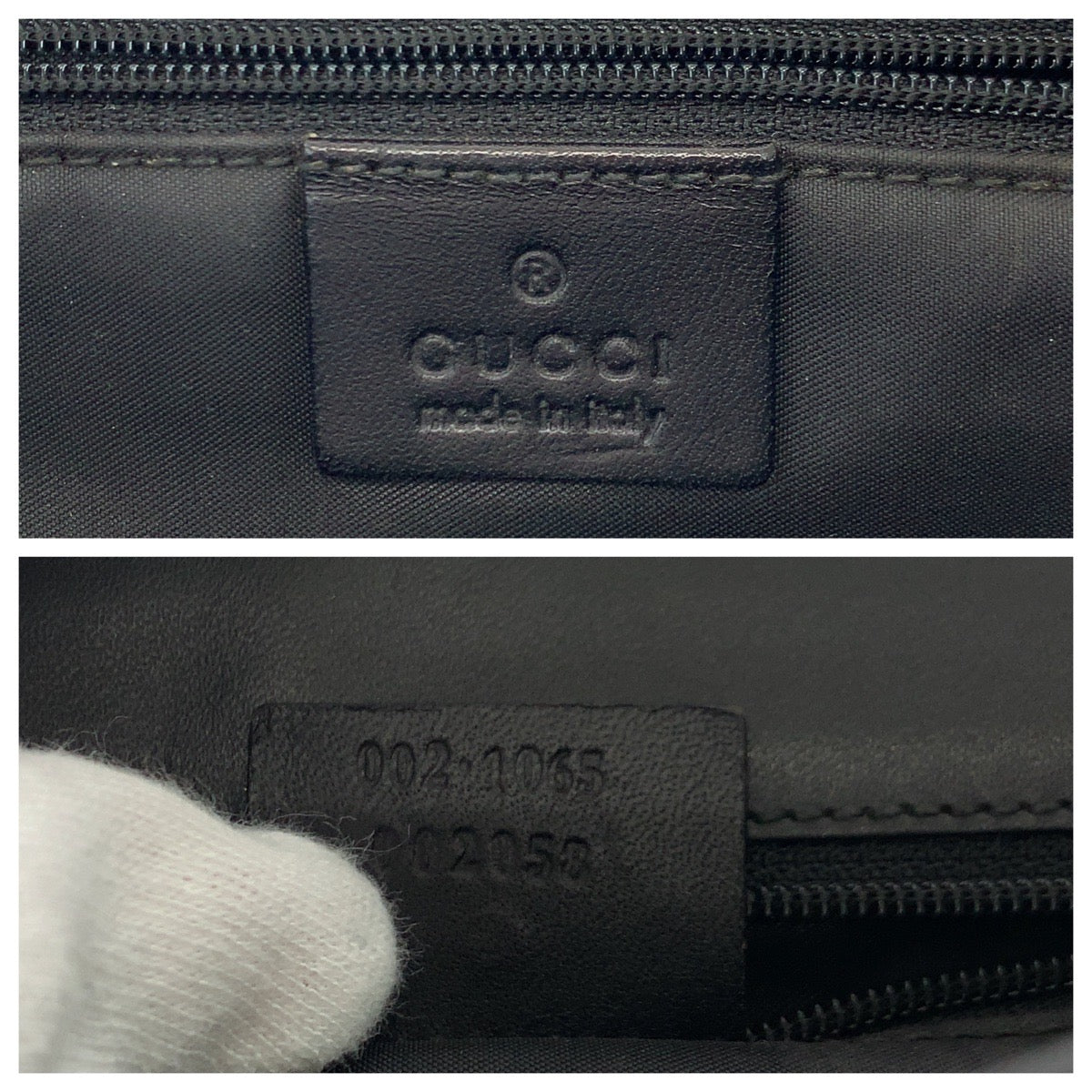 19600
GUCCI グッチ ジャッキー ブラック 黒 シルバー金具 GGキャンバス 002 1065 トートバッグ ハンドバッグ レディース AB27