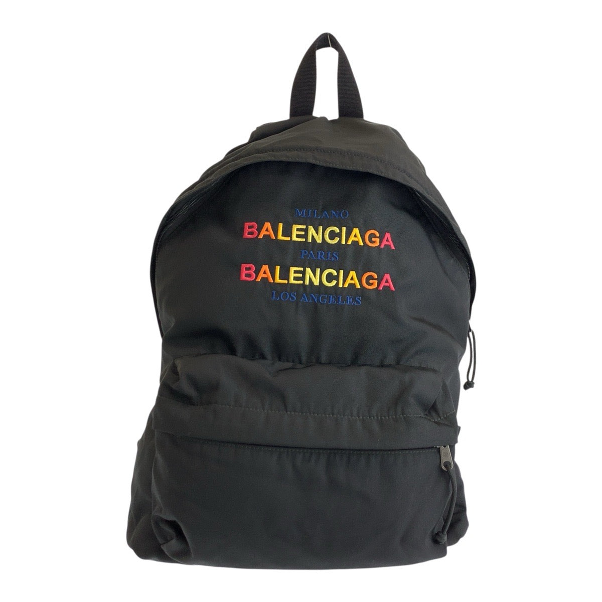 19602
BALENCIAGA バレンシアガ エクスプローラー ロゴ ブラック マルチカラー ナイロン 503221 リュックサック バックパック  メンズ AB45