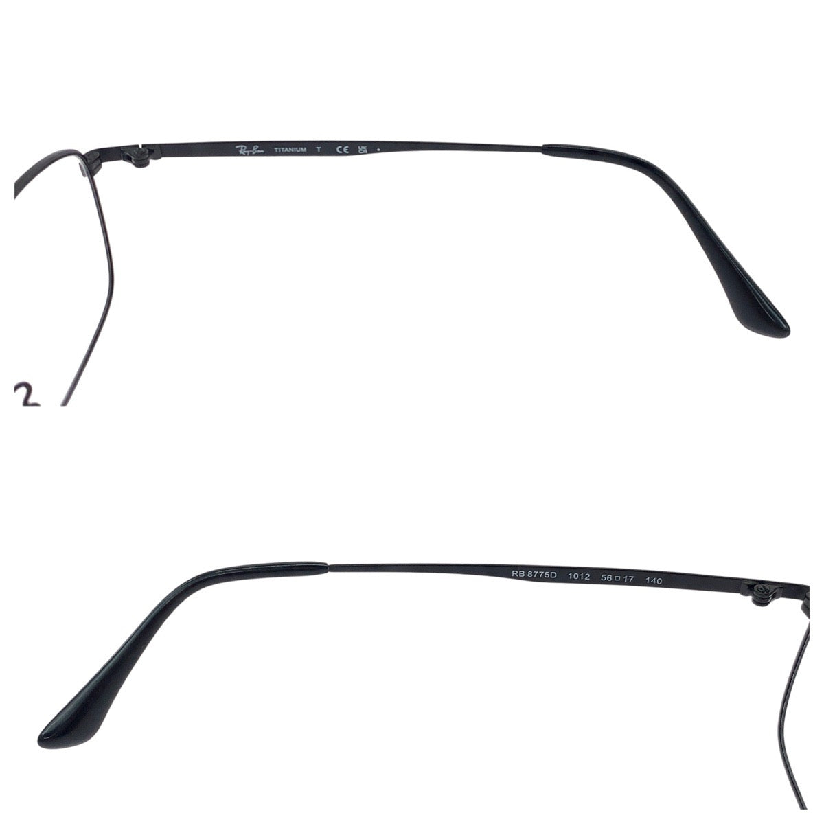 19603
Ray-Ban レイバン ブラック 黒 ガラス / プラスチック RB 8775D 1012 56 メガネ  メンズ ABP8