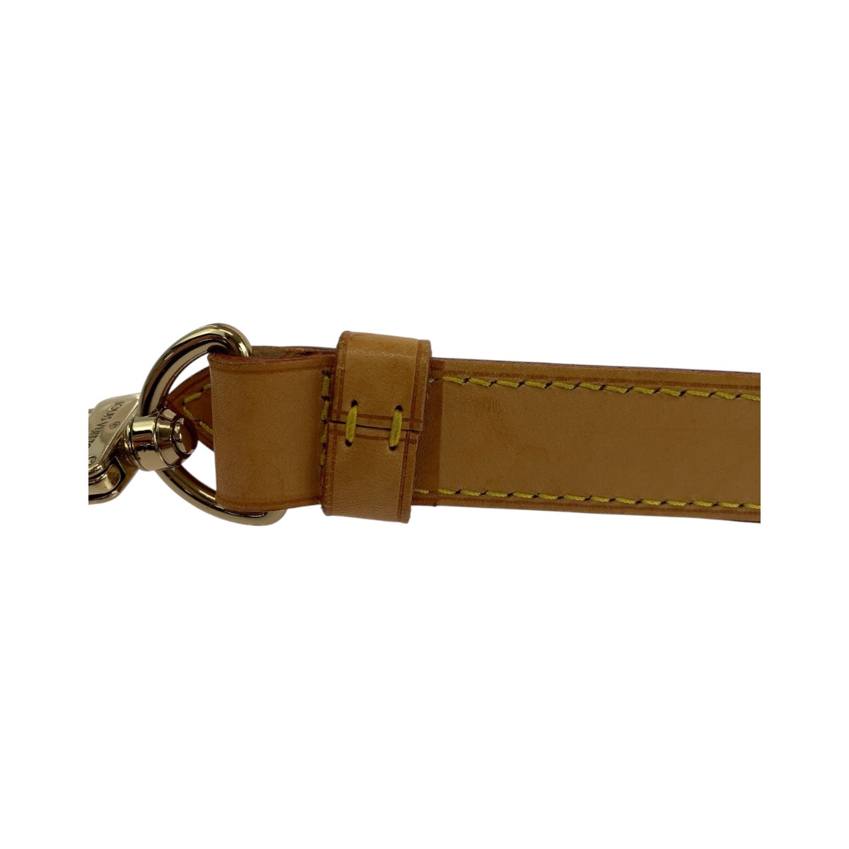 19604
LOUIS VUITTON ルイ ヴィトン ブラウン ゴールド金具 レザー ショルダーストラップのみ  レディース AB
