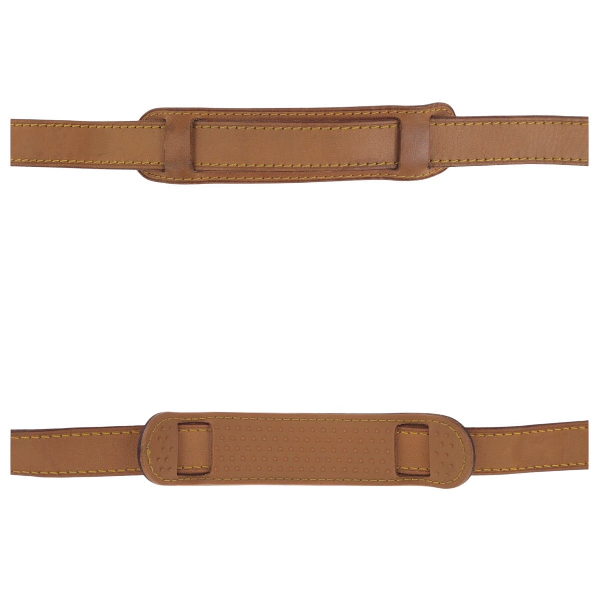 19605
LOUIS VUITTON Brown Gold Hardware Leather Shoulder Bag Shoulder Strap Only Ladies AB