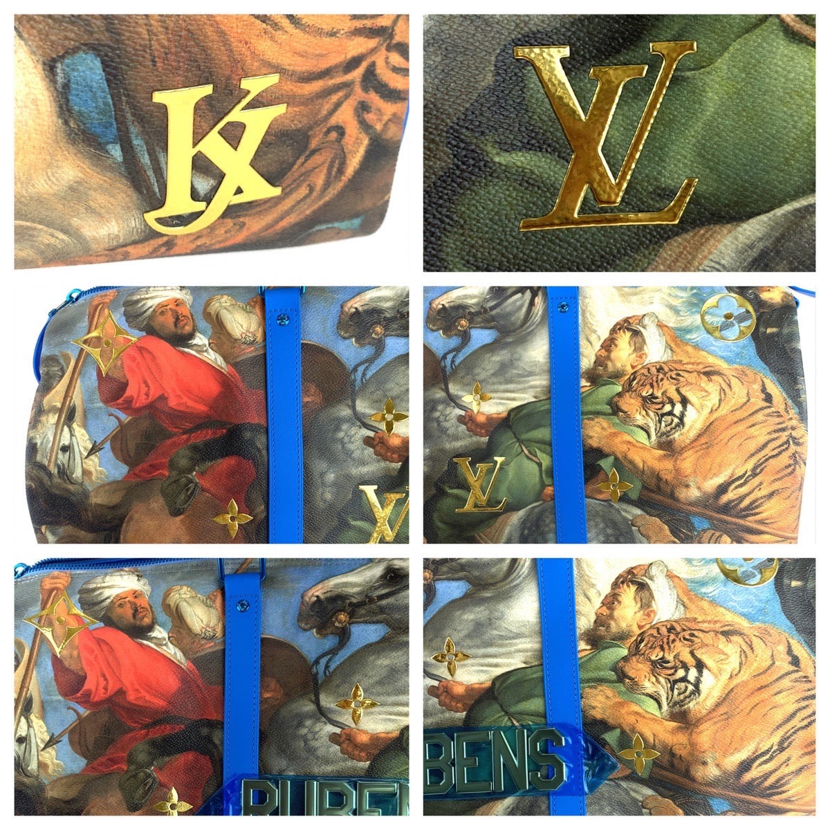 19607
LOUIS VUITTON ルイヴィトン マスターズコレクション ジェフクーンズ ルーベンス キーポル バンドリエール50 男女兼用 マルチカラー PVC M43344 ボストンバッグ ショルダーバッグ 2way メンズ N580