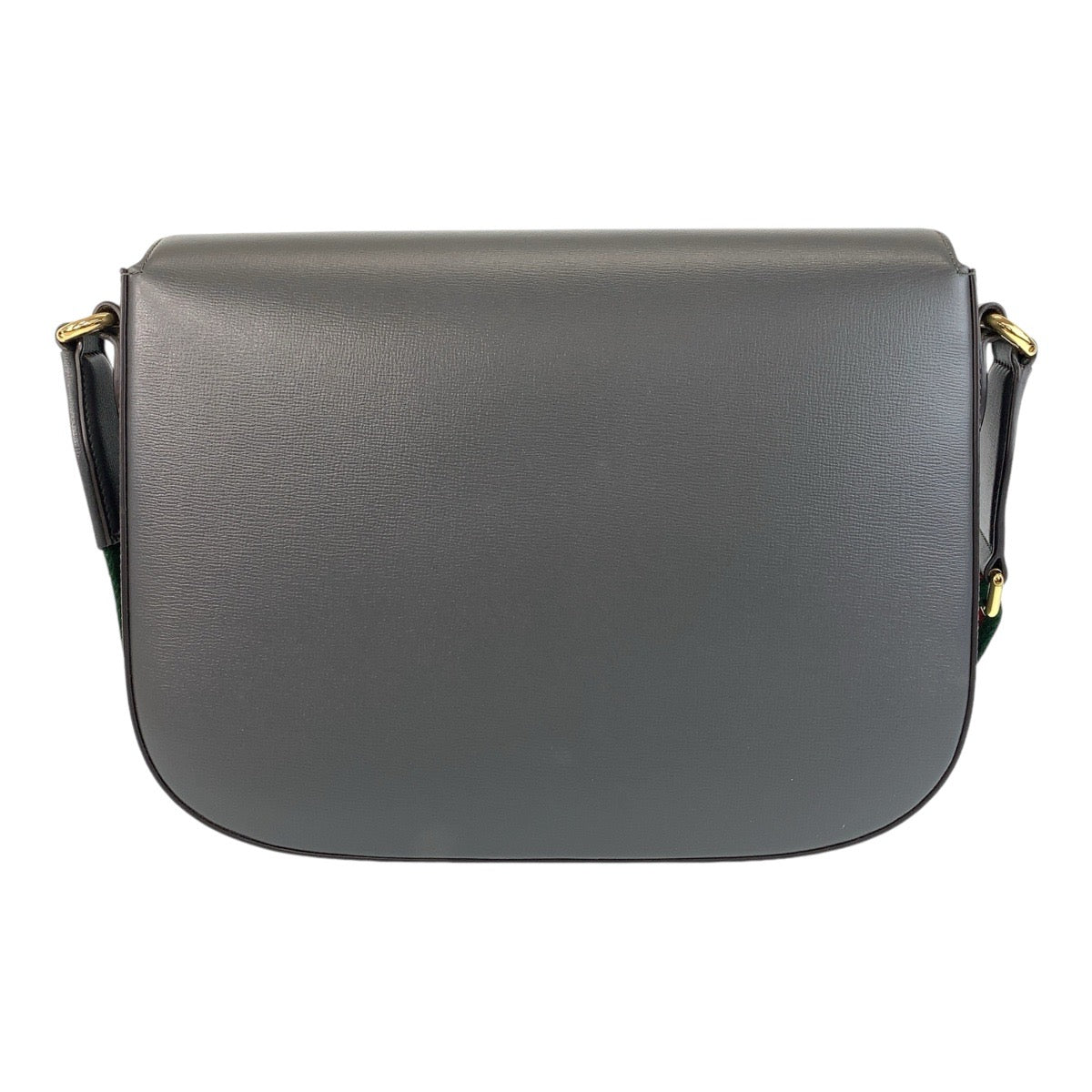 19617
GUCCI グッチ シェリーライン ホースビット 男女兼用 グレー ゴールド金具 レザー 700457 ショルダーバッグ ポシェット メンズ SA165