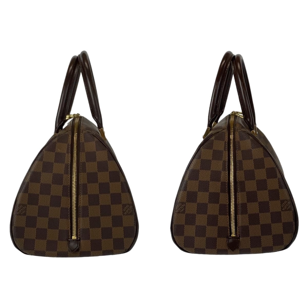 LOUIS VUITTON ルイヴィトン ダミエ リベラMM エベヌ ゴールド金具 PVC N41434 ハンドバッグ トートバッグ  レディース A
