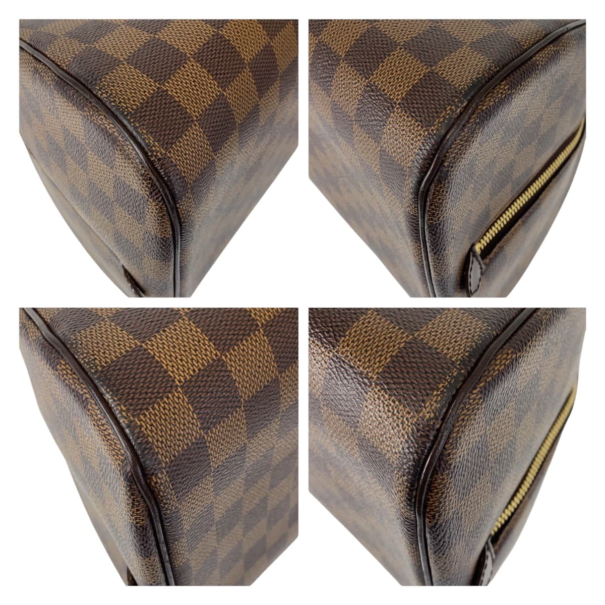 LOUIS VUITTON ルイヴィトン ダミエ リベラMM エベヌ ゴールド金具 PVC N41434 ハンドバッグ トートバッグ  レディース A
