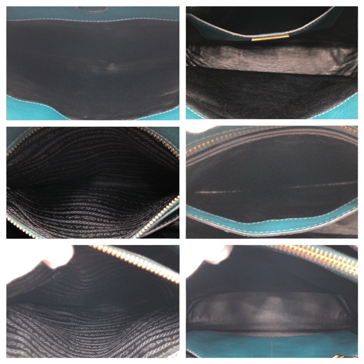 PRADA プラダ サフィアーノ グリーン ゴールド金具 レザー BN2606 トートバッグ ショルダーバッグ 2way  レディース AB