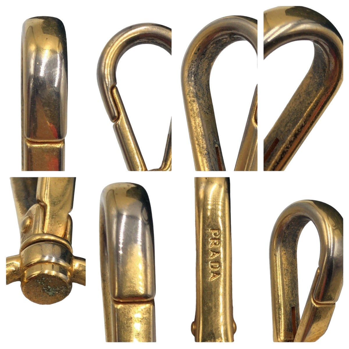 PRADA プラダ サフィアーノ グリーン ゴールド金具 レザー BN2606 トートバッグ ショルダーバッグ 2way  レディース AB