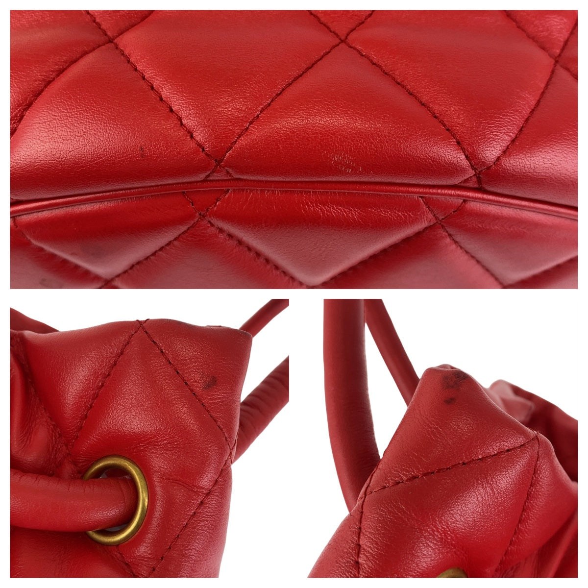 19629
BALENCIAGA バレンシアガ Bバケットバッグ レッド ゴールド金具 レザー 600327 ショルダーバッグ ハンドバッグ 2way レディース A