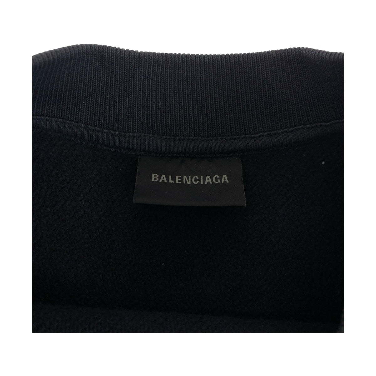 19634
BALENCIAGA バレンシアガ オーバーサイズ ロゴ サイズ2 チャコールグレー コットン 720428 スウェット トレーナー  メンズ AB62