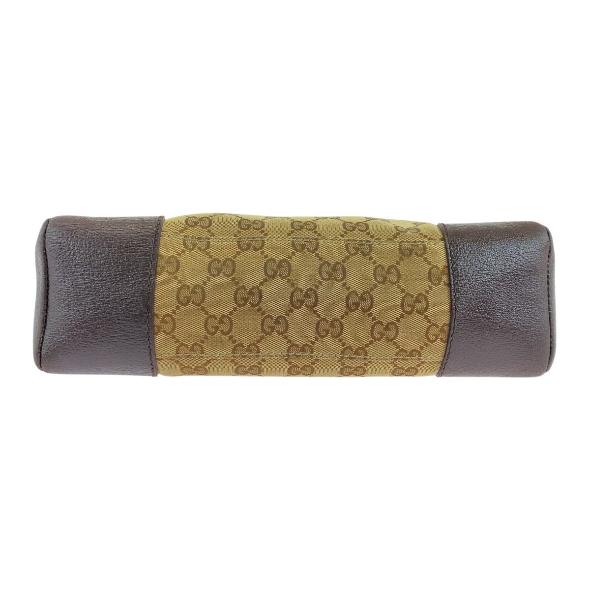 19639
GUCCI グッチ ベージュ ブラウン シルバー金具 GGキャンバス / レザー 114 273 ショルダーバッグ メッセンジャーバッグ レディース AB31