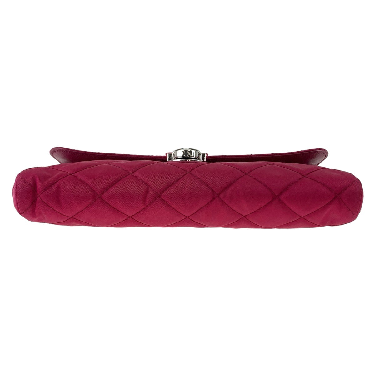 19653
PRADA プラダ テスート インプントゥ ピンク シルバー金具 ナイロン チェーンショルダーバッグ ポシェット レディース AB47