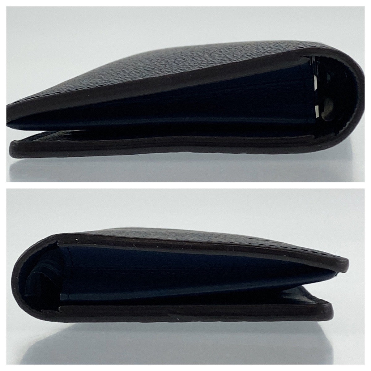 19657
LOUIS VUITTON ルイヴィトン トリヨンレザー ポルトフォイユ ブラザ ネイビー レザー M58818 長財布 札入れ メンズ A