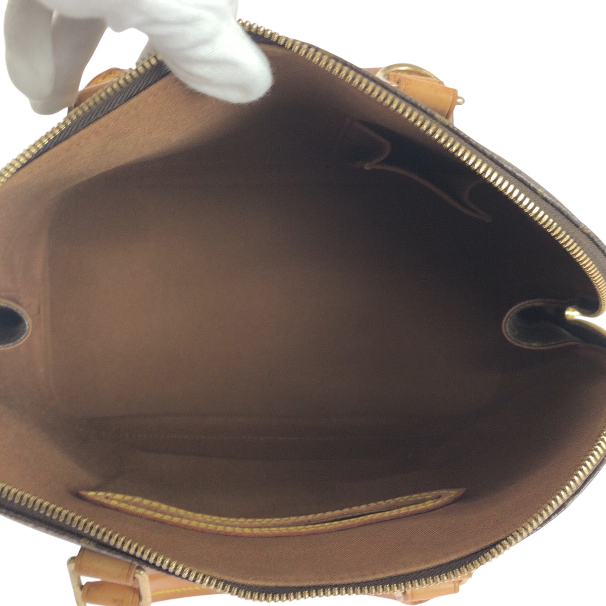 19660
LOUIS VUITTON ルイヴィトン ヴィンテージ モノグラム アルマ ブラウン ゴールド金具 PVC M51130 ハンドバッグ レディース AB45