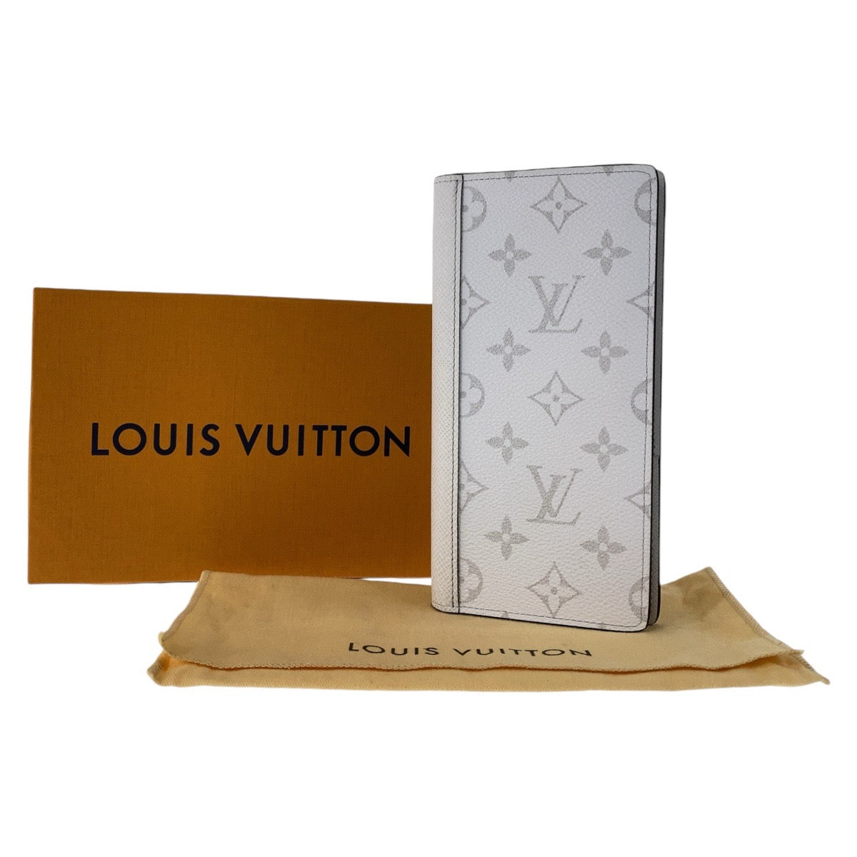 19663
LOUIS VUITTON ルイヴィトン タイガラマ ポルトフォイユ ブラザ アンタークティカ ホワイト シルバー金具 PVC M30298 長財布 ロングウォレット  メンズ ABP
