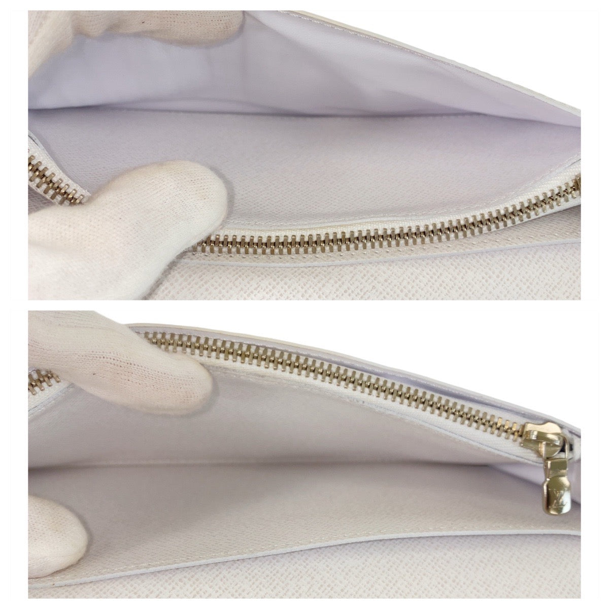 19663
LOUIS VUITTON ルイヴィトン タイガラマ ポルトフォイユ ブラザ アンタークティカ ホワイト シルバー金具 PVC M30298 長財布 ロングウォレット  メンズ ABP