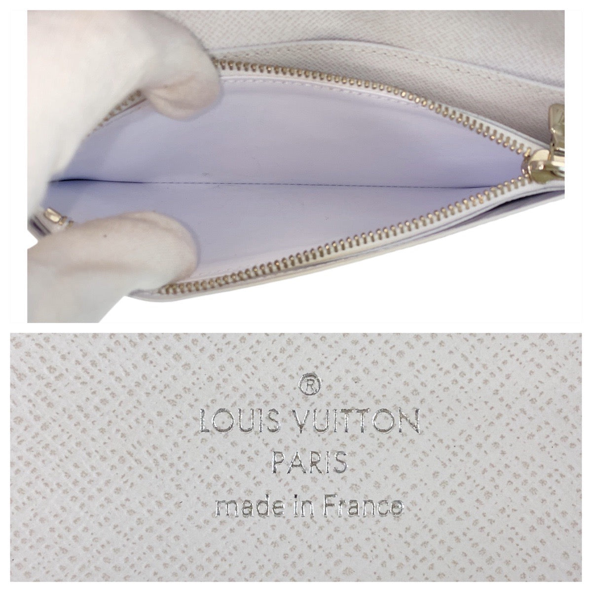 19663
LOUIS VUITTON ルイヴィトン タイガラマ ポルトフォイユ ブラザ アンタークティカ ホワイト シルバー金具 PVC M30298 長財布 ロングウォレット  メンズ ABP