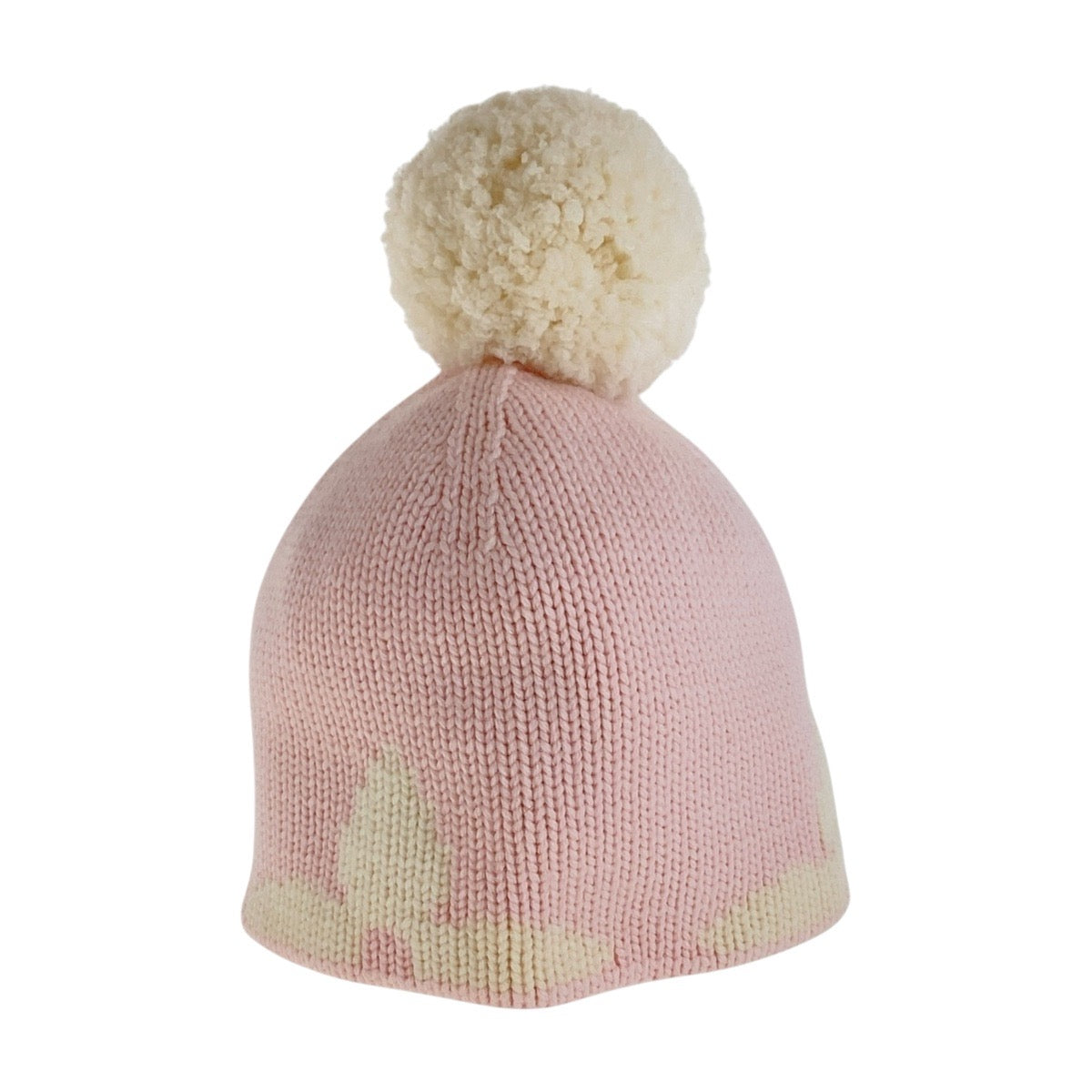 19665
LOUIS VUITTON ルイヴィトン ボネ モーニングラム ピンク ホワイト ウール M70841 ニット帽  レディース A