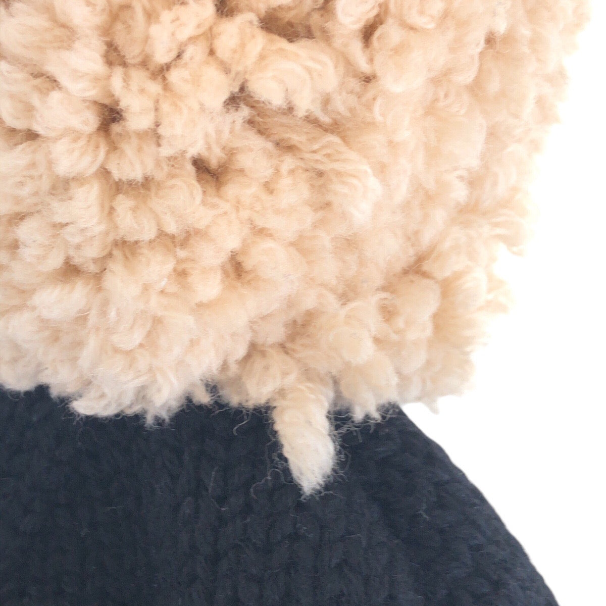 19666
LOUIS VUITTON ルイヴィトン ボネ モーニングラム ブラック 黒 ベージュ ウール M70840 ニット帽 男女兼用  レディース A