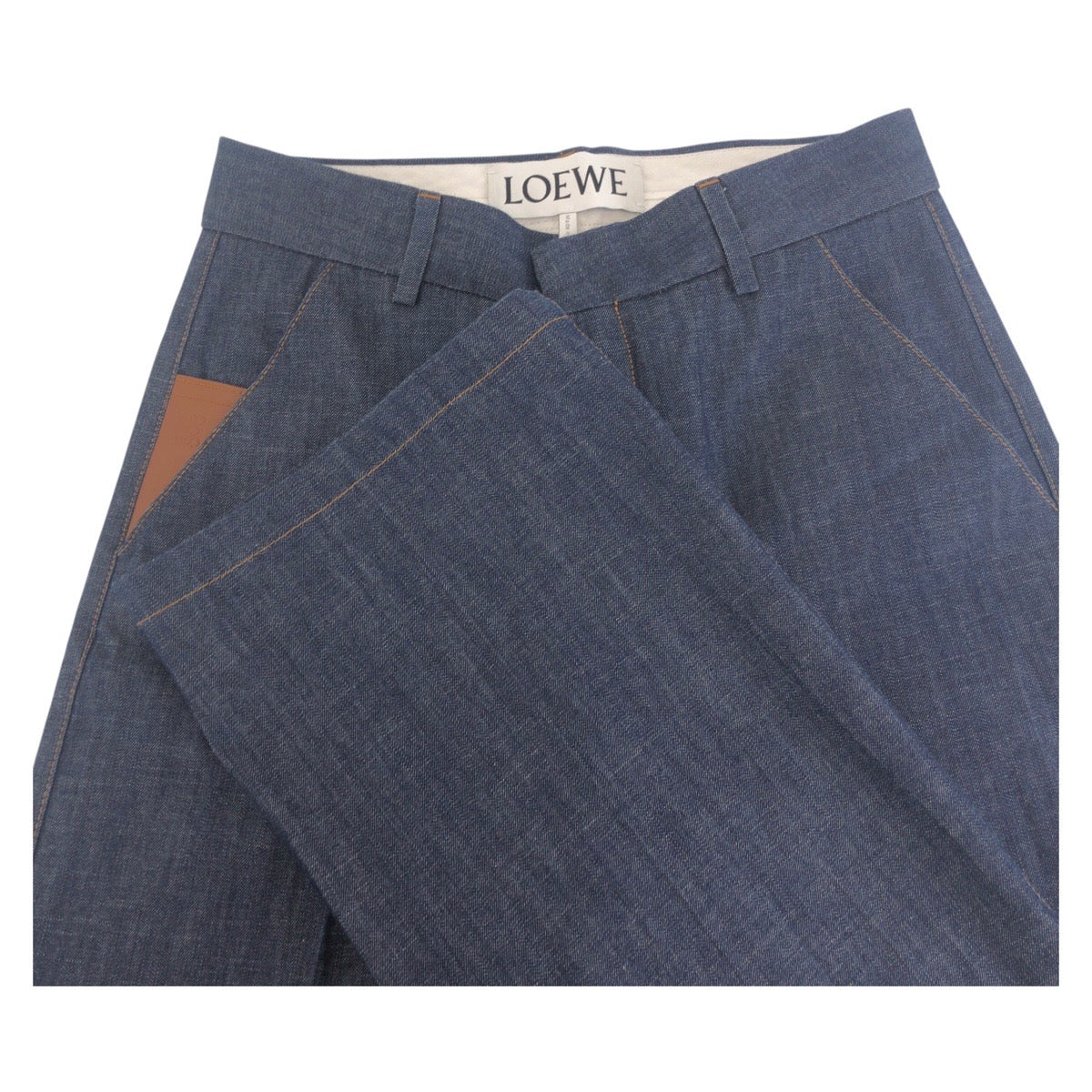 19673
LOEWE ロエベ デニム シルバー金具 デニム デニムパンツ ジーンズ レディース A48