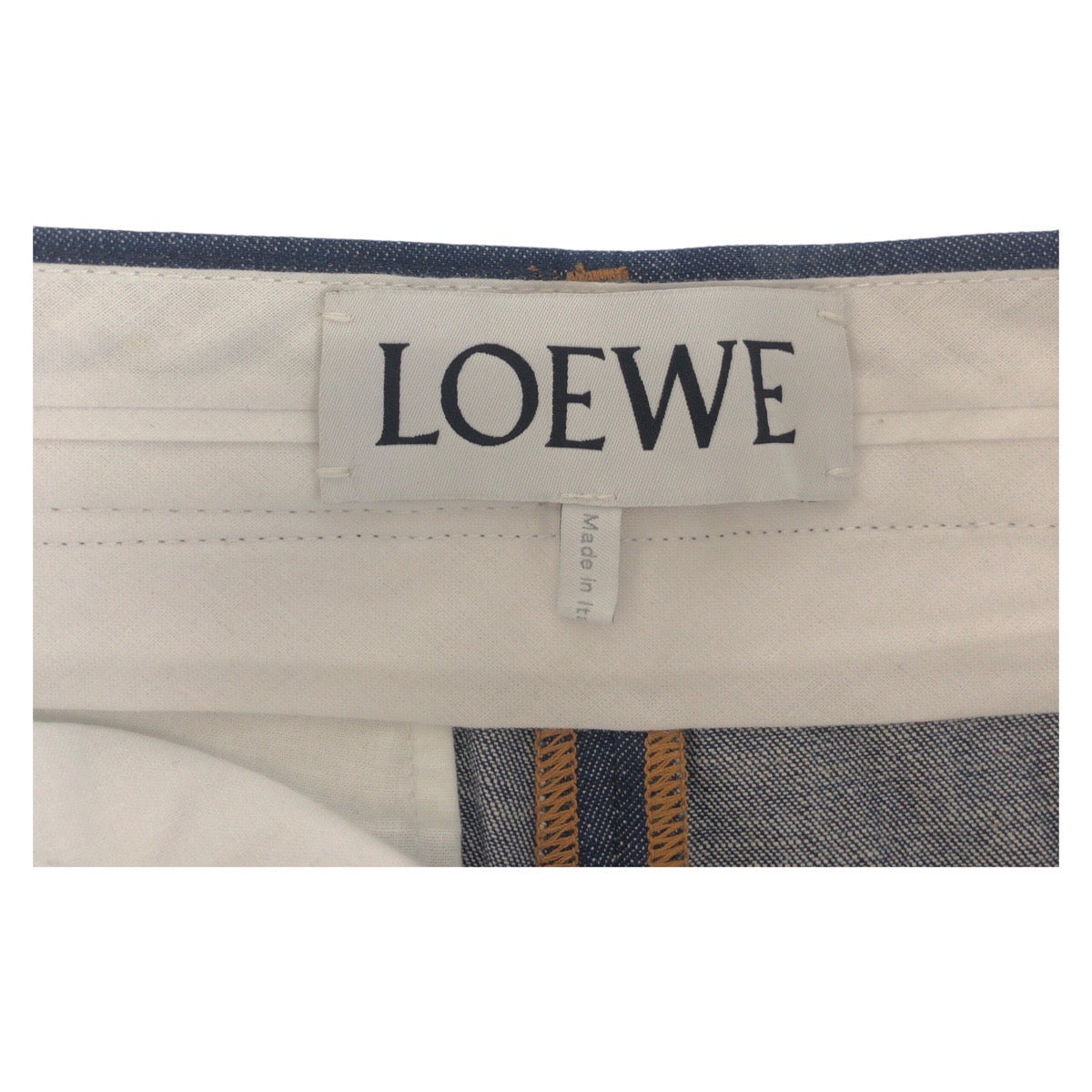 19673
LOEWE ロエベ デニム シルバー金具 デニム デニムパンツ ジーンズ レディース A48