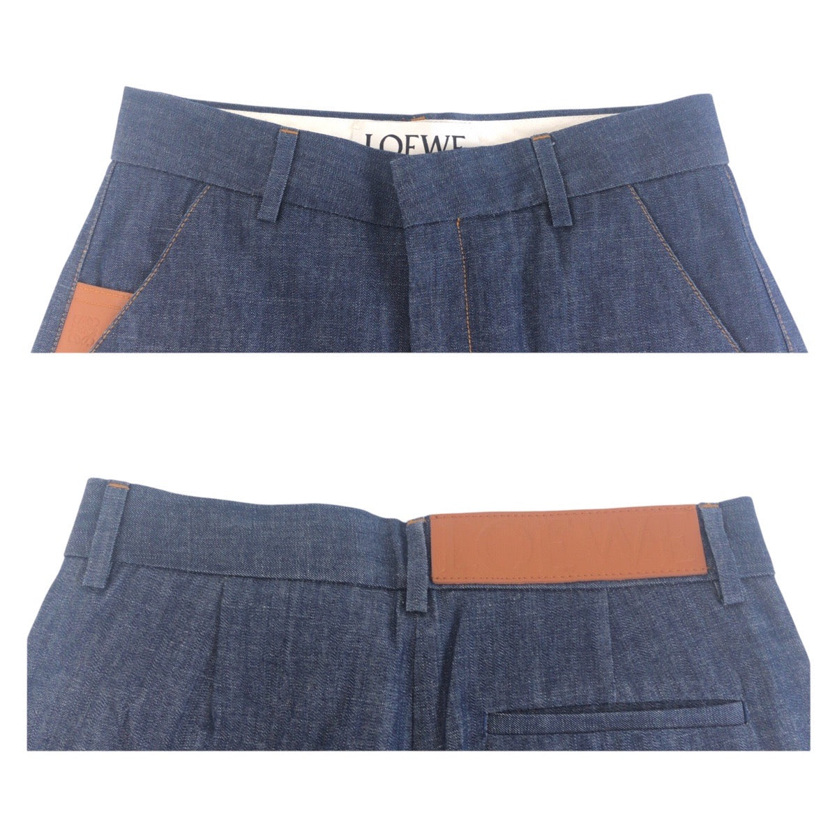 19673
LOEWE ロエベ デニム シルバー金具 デニム デニムパンツ ジーンズ レディース A48