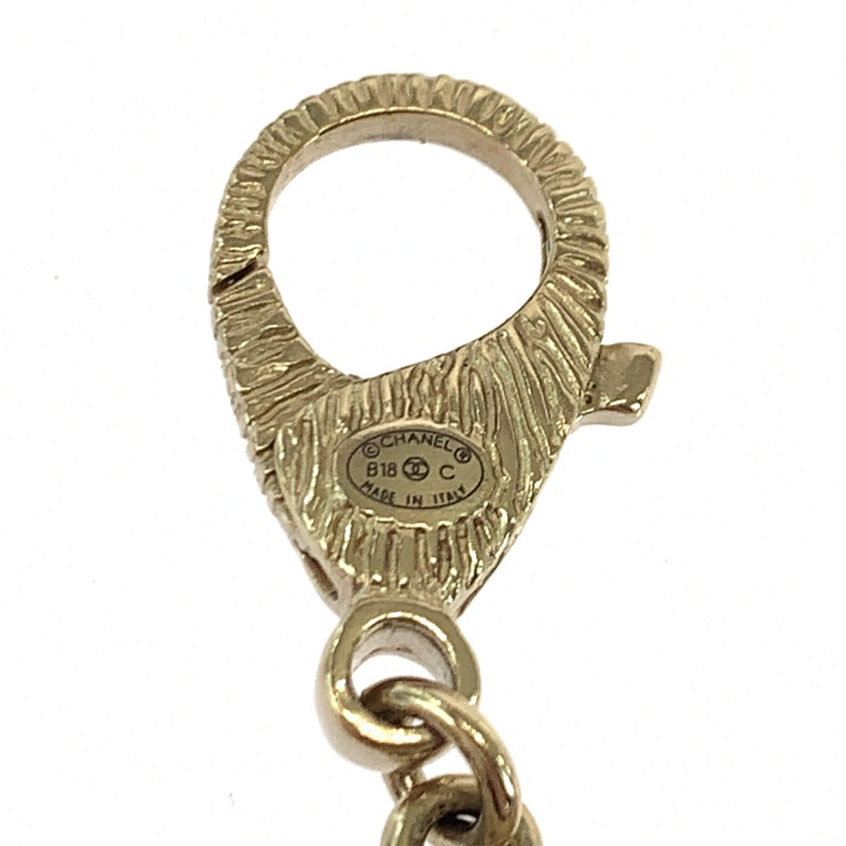 19675
CHANEL シャネル ココマーク ゴールド金具 オレンジ レザー ブレスレット B18 C刻印 レディース A96