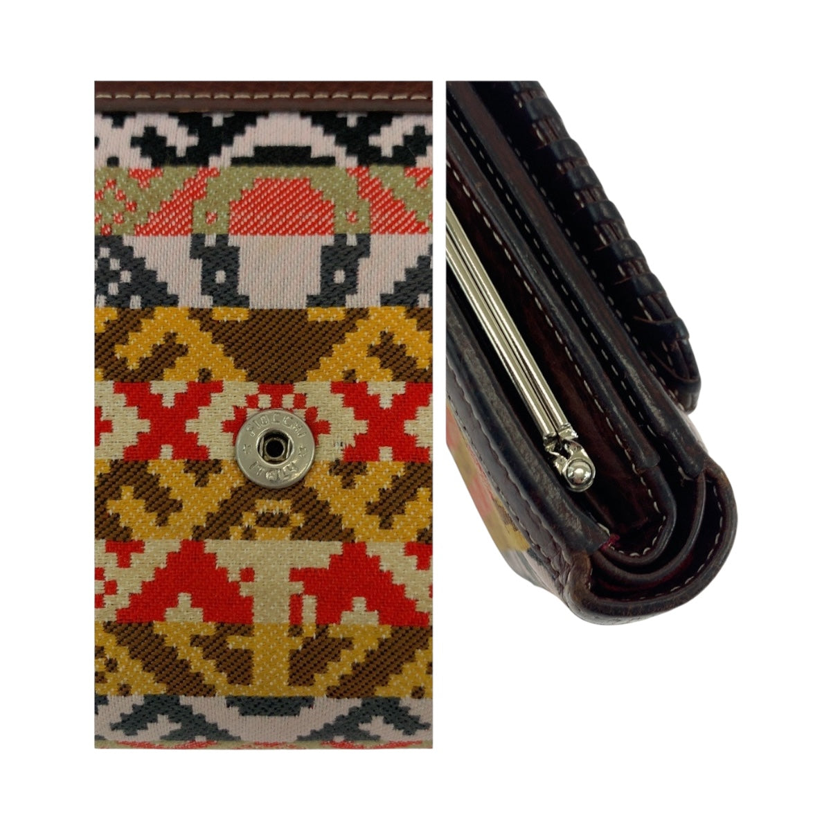 19679
Vivienne Westwood ヴィヴィアンウエストウッド 総柄 ブラウン マルチカラー シルバー金具 キャンバス 折財布 コンパクトウォレット  レディース ABP11